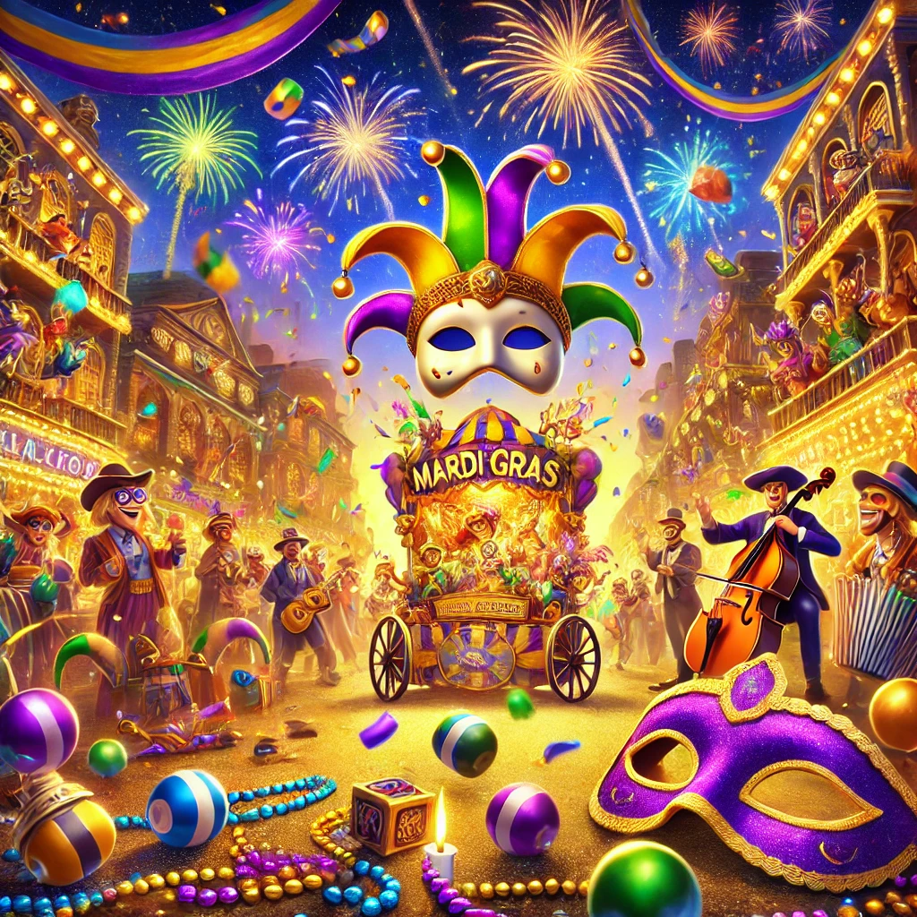 Mardi Gras Wild Party Festivities